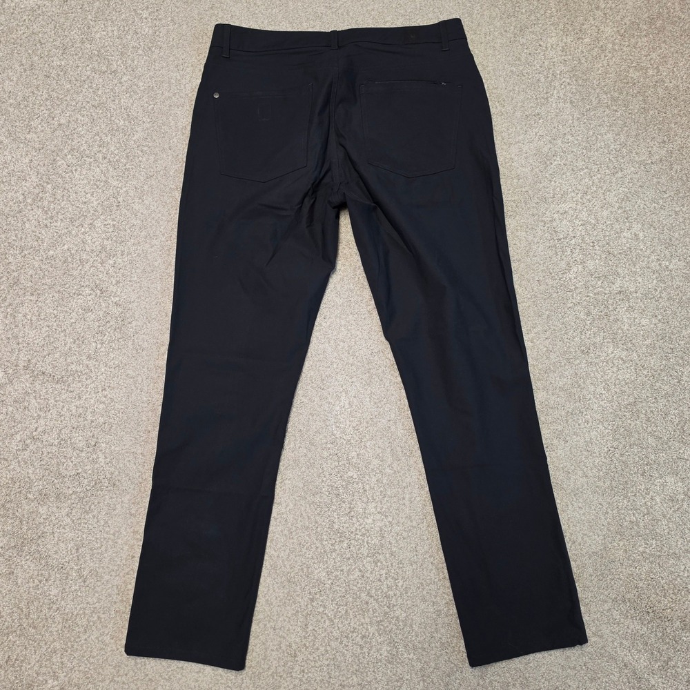Vuori Meta Pant Black Mens 33 V430 Technical 5-Pocket Performance Trousers - Picture 9 of 11